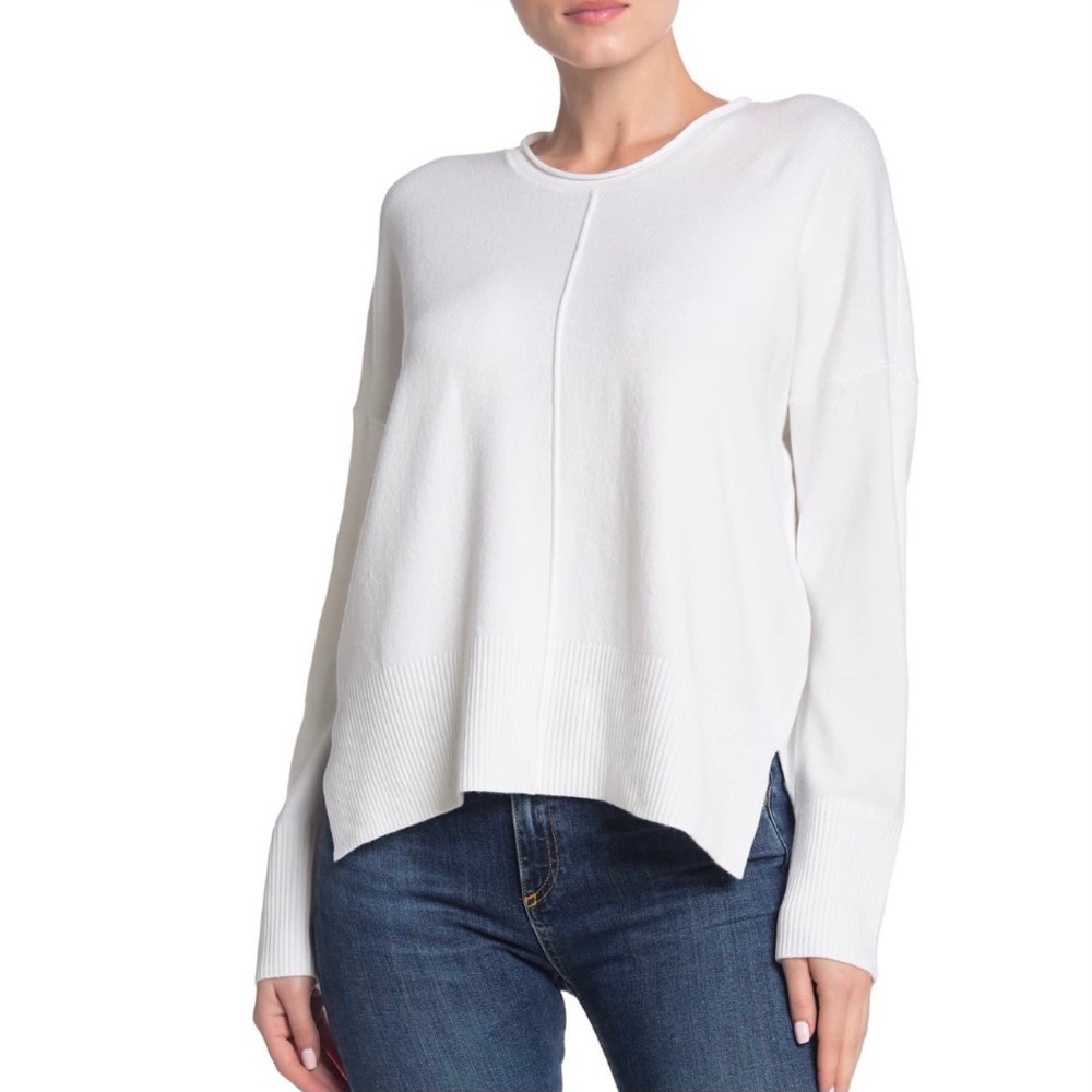 French Connection White Sweater NEW